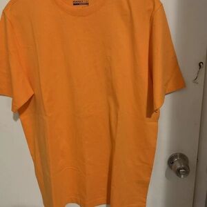 Basic Editions Orange Short Sleeve Tee